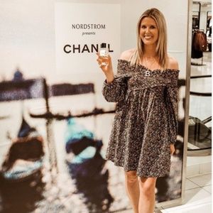 Floral Off the Shoulder Dress